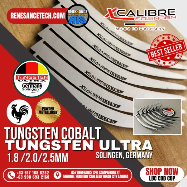 Xcalibre Tungsten Cobalt Whole Uncut good for 27-30 pcs