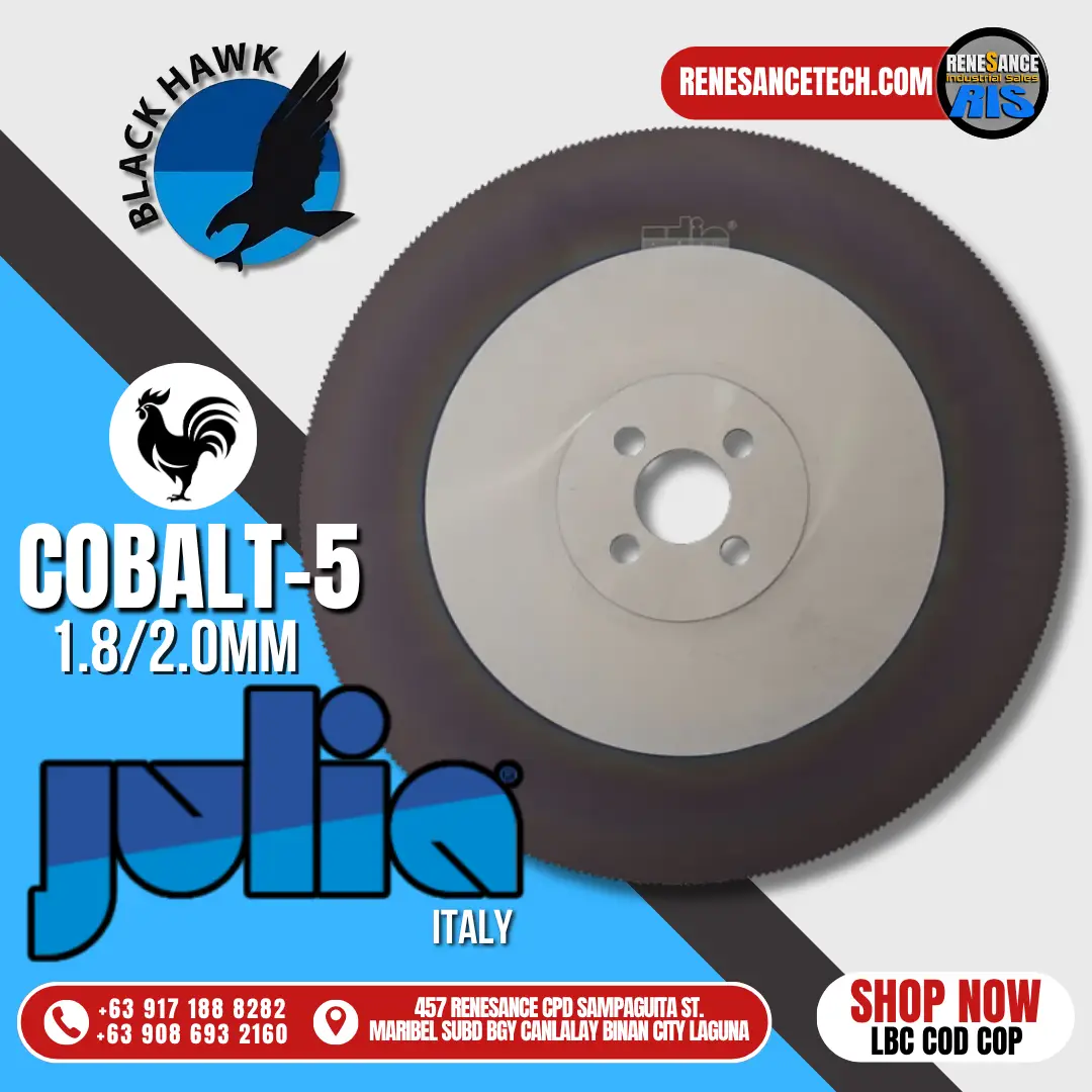Julia Blackhawk CO5 Flat HSS Blade PRECUT 1.8/2.0/2.5mm