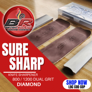 SureSharp Dual-Grit Diamond Sharpener – 800/1200 Grit