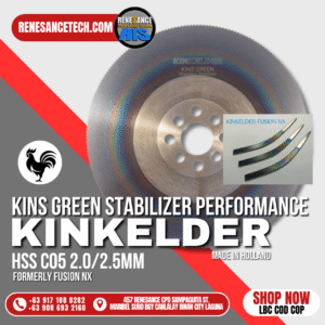 Kinkelder KIN’S Green Stainless Performance (Fusion NX) HSS WHOLE UNCUT 2/2.5mm